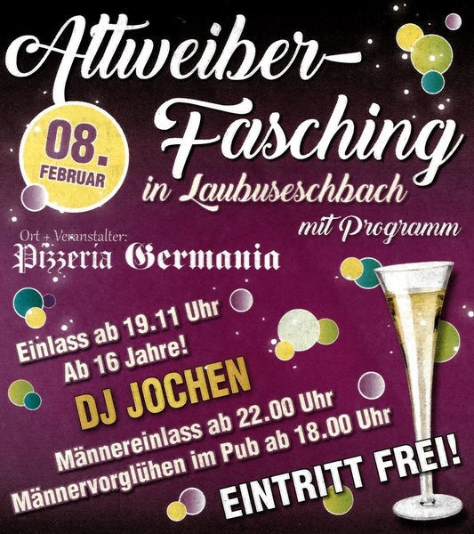 Altweiberfasching in Laubuseschbach 2018
