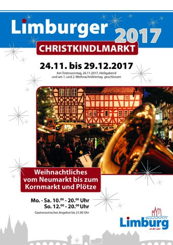 Christkindlmarkt in Limburg 2017