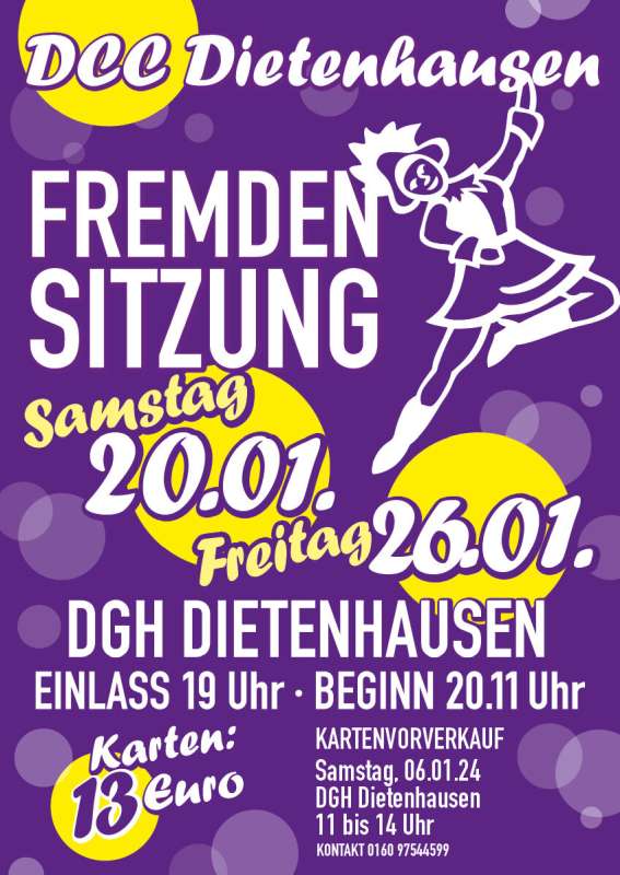 1. Fremdensitzung Dietenhausen 2024