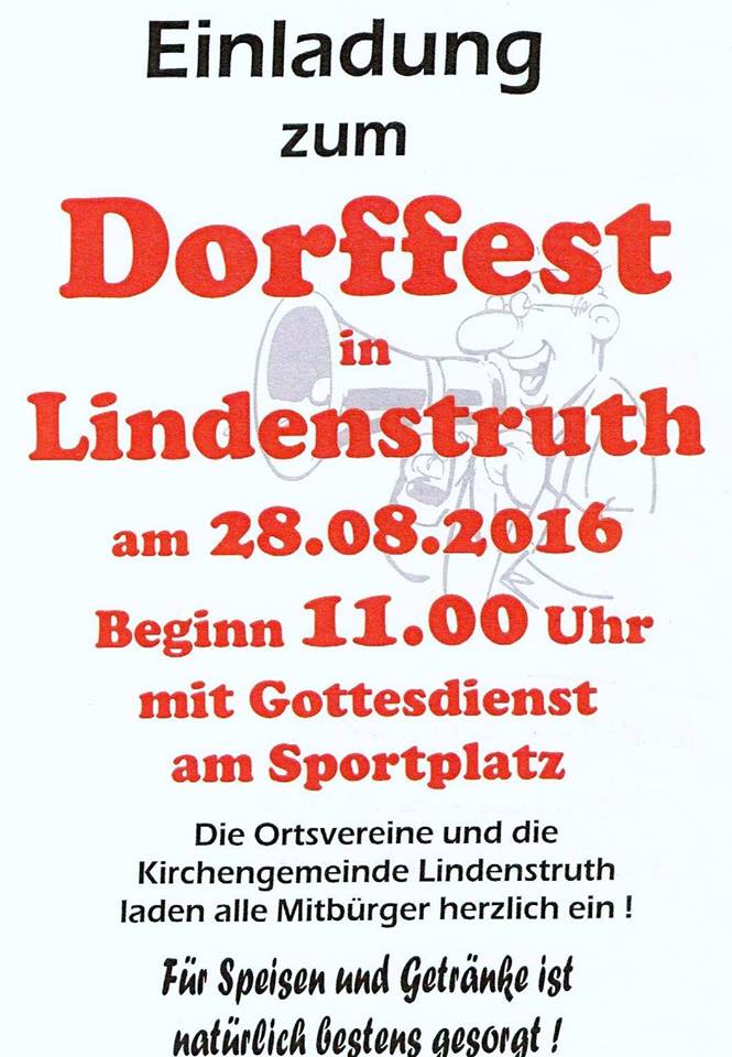 Dorffest in Lindenstruth 2016