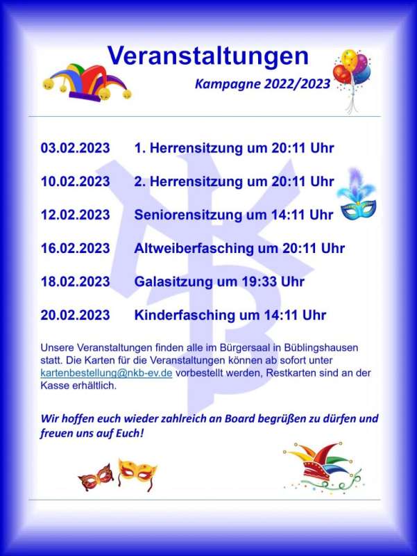 Galasitzung Büblingshausen 2023