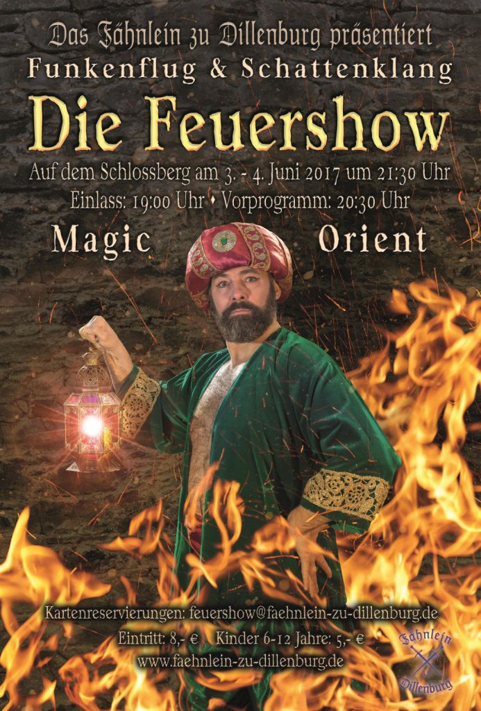 Feuershow 2017 in Dillenburg