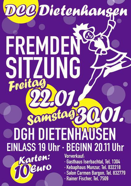 1. Fremdensitzung in Dietenhausen 2016