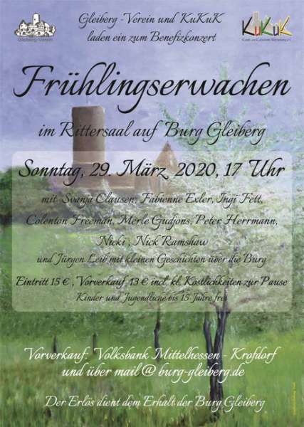 Frühlingserwachen auf Burg Gleiberg 2020