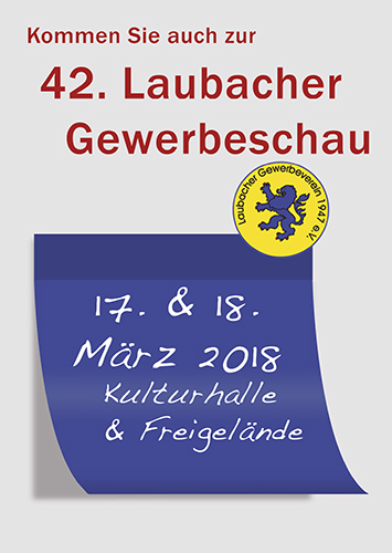 42. Gewerbeausstellung mit Frühjahrsmarkt Laubach