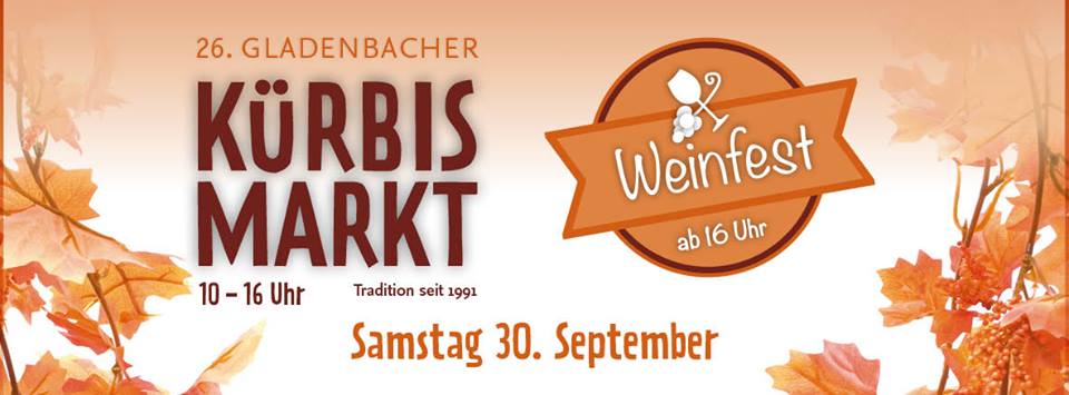 26. Gladenbacher Kürbismarkt &amp; Weinfest