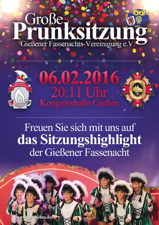 Große Prunksitzung Giessener FV 2016