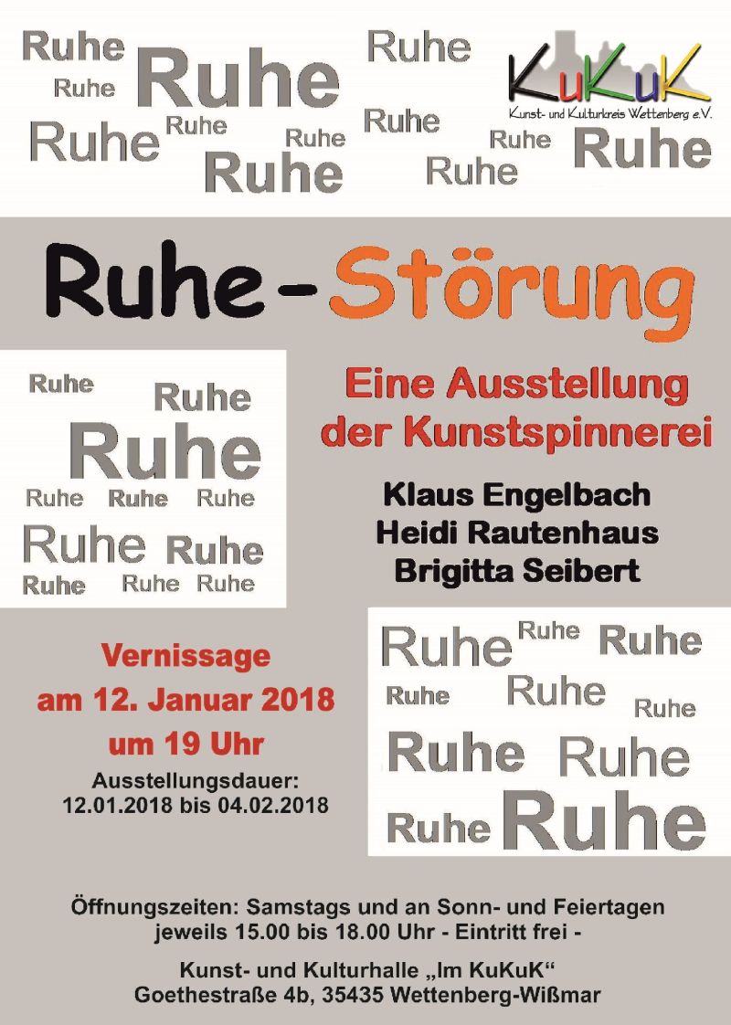 Erste Ausstellung 2018 im KuKuK Wettenberg