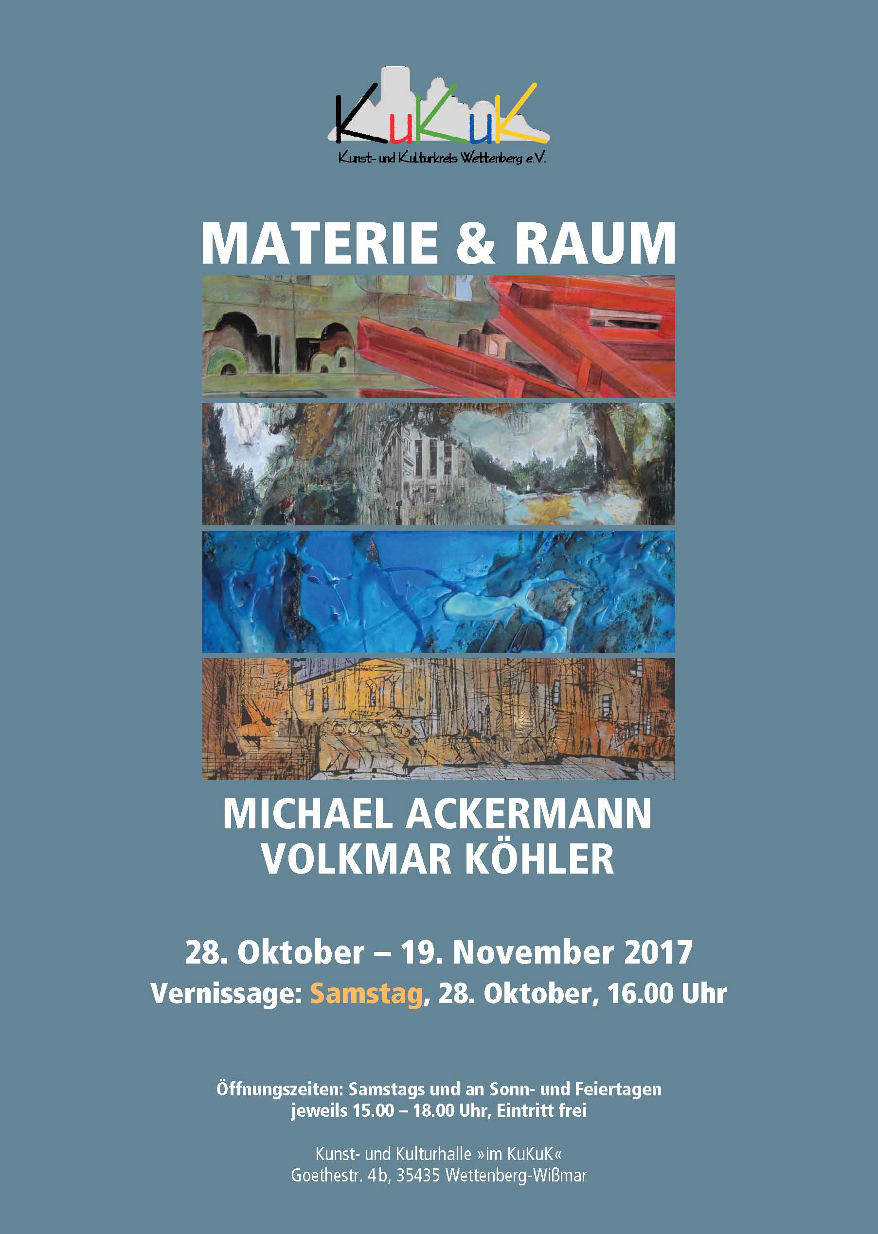 Materie &amp; Raum - Ausstellung im KuKuK Wettenberg