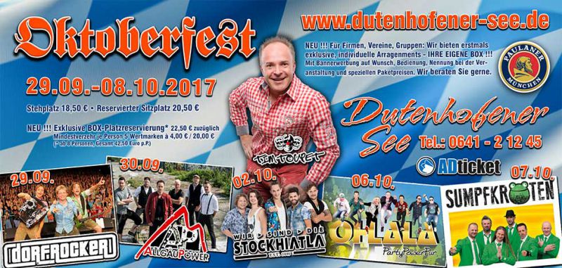 Oktoberfest Dutenhofener See 2017