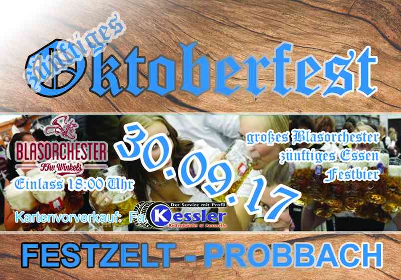 Oktoberfest in Probbach 2017