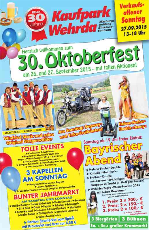 Oktoberfest in Wehrda 2015