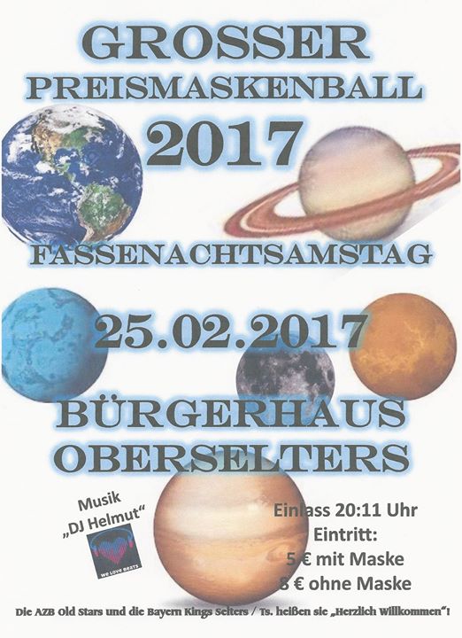 23. Preismaskenball in Oberselters 2017