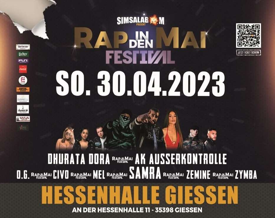 Rap in den Mai Festival 2023 Gießen