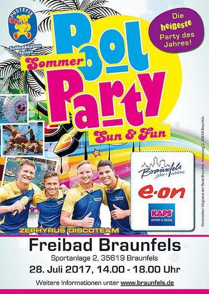SOMMER Pool-Party der Stadt Braunfels