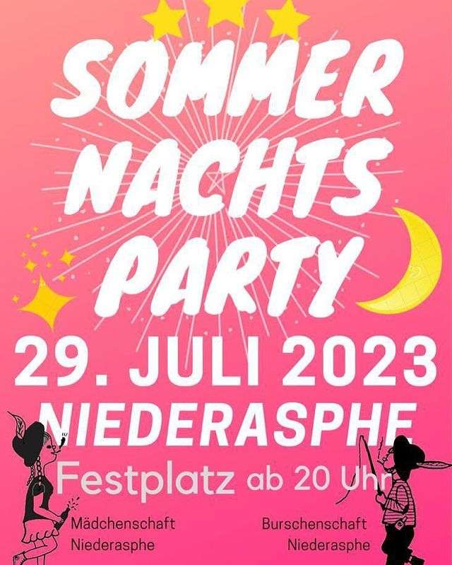 Sommernachts-Party in Niederasphe