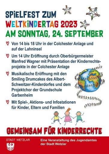 Spielfest zum Weltkindertag in Wetzlar