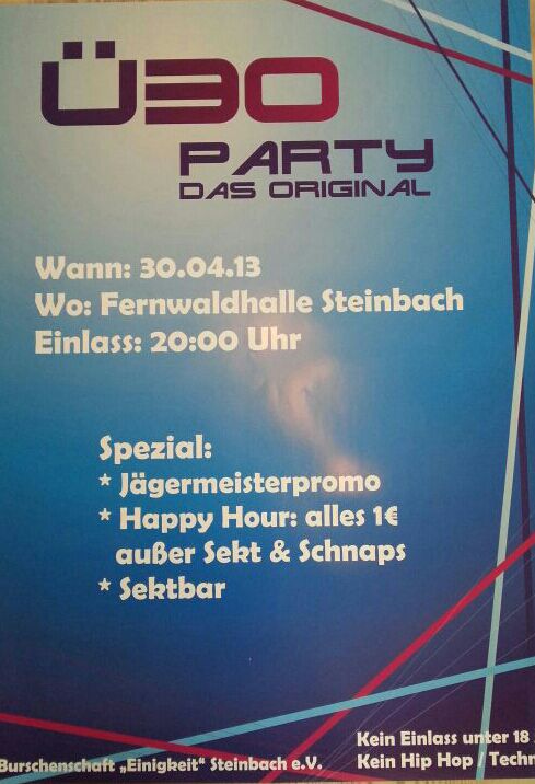 Ü-30 Party Steinbach