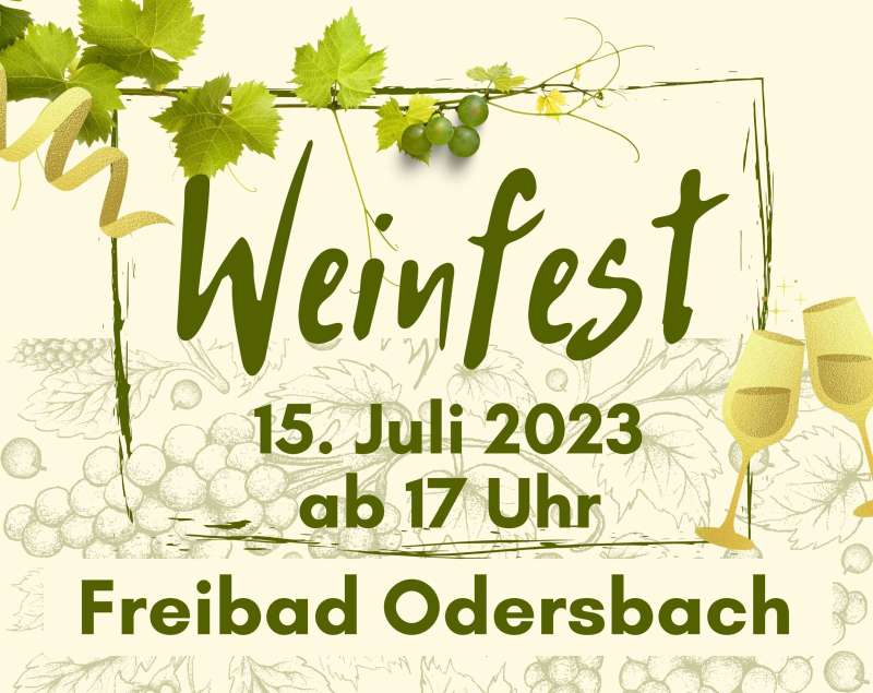 Odersbacher Weinfest 2023