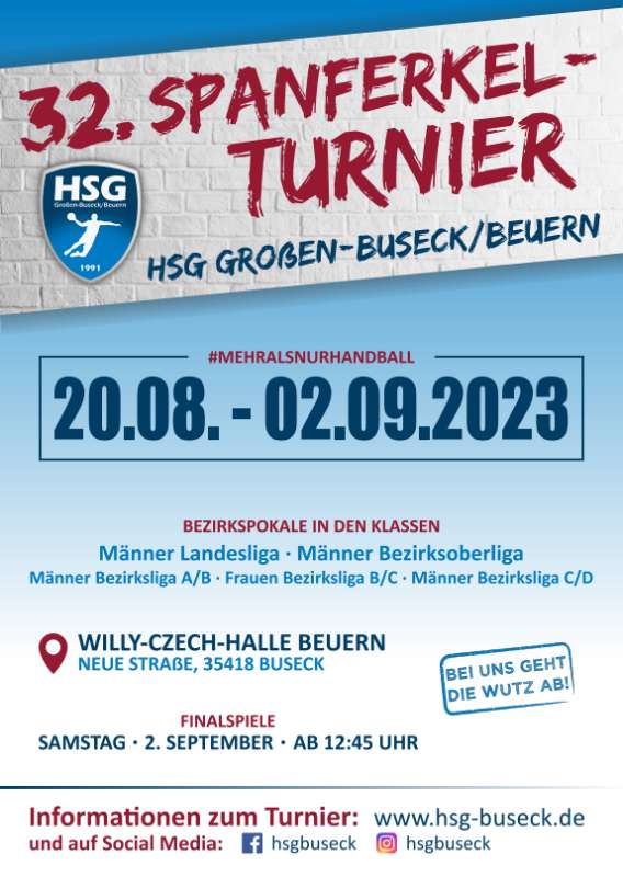 32. Spanferkelturnier der HSG Großen-Buseck/Beuern