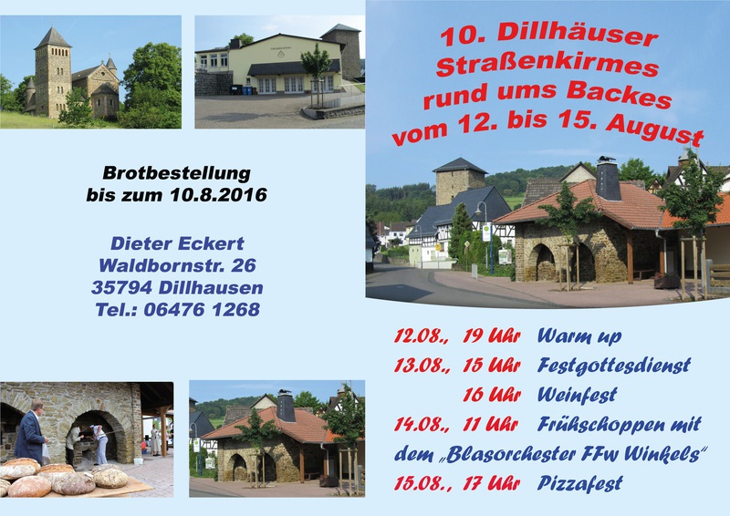 10. Straßenkirmes Dillhausen
