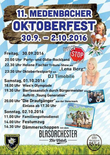 11. Oktoberfest in Medenbach