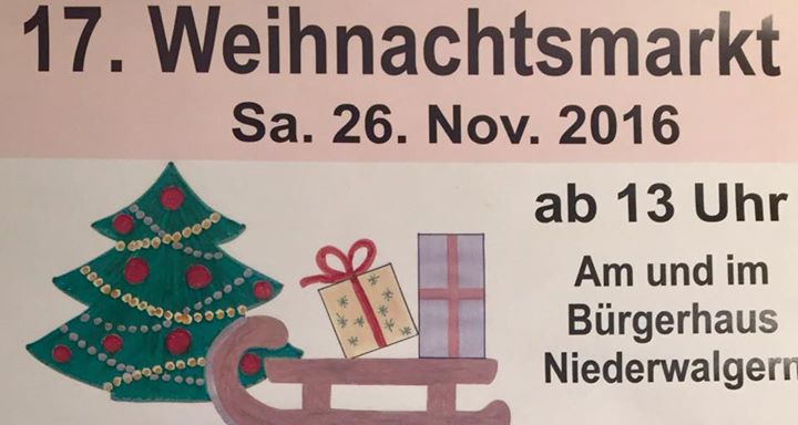 17. Weihnachtsmarkt in Niederwalgern