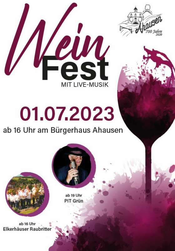 Weinfest Ahausen 2023