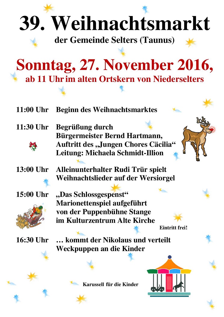 39. Niederselterser Weihnachtsmarkt