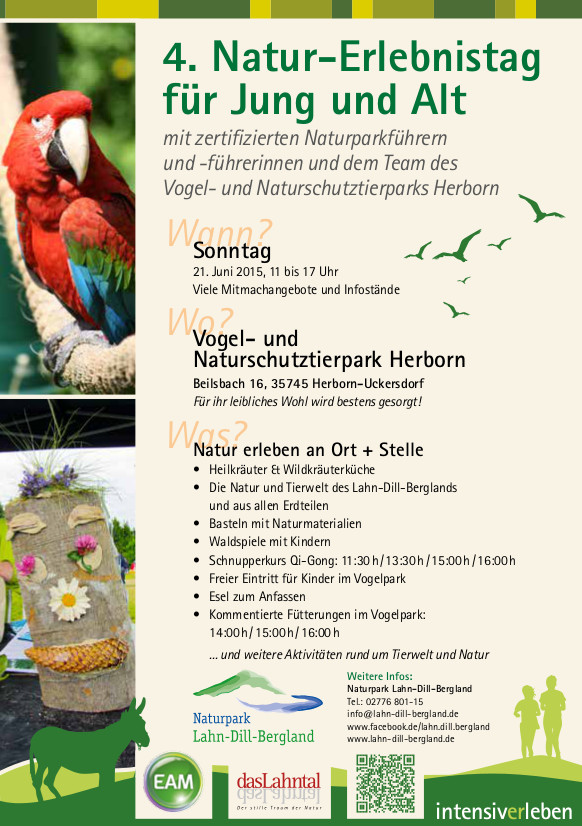 4. Naturerlebnistag im Naturpark Lahn-Dill-Bergland