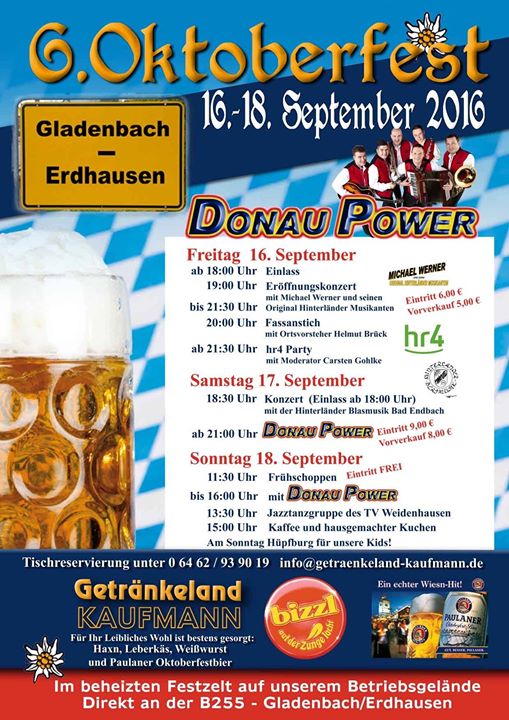6. Oktoberfest Gladenbach-Erdhausen