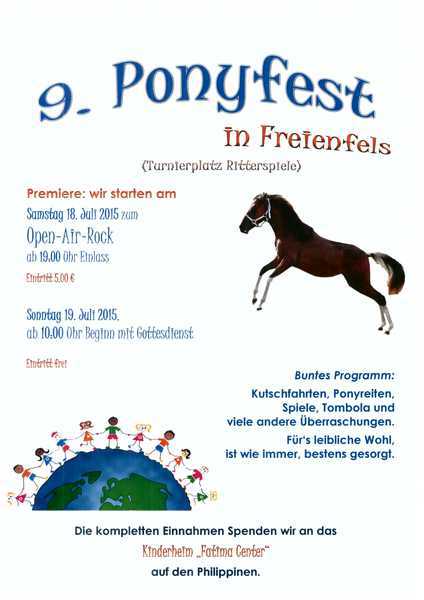 9. Ponyfest in Freienfels