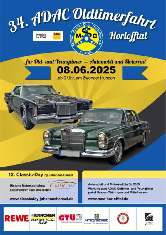 34. ADAC Oldtimerfahrt Horlofftal