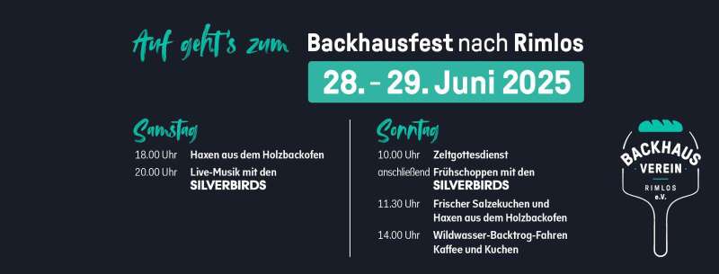 Backhausfest in Rimlos 2025