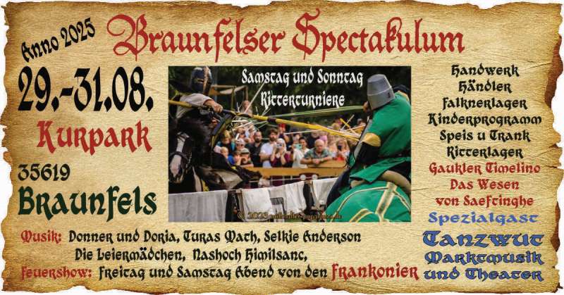 Braunfelser Mittelalterspektakulum 2025