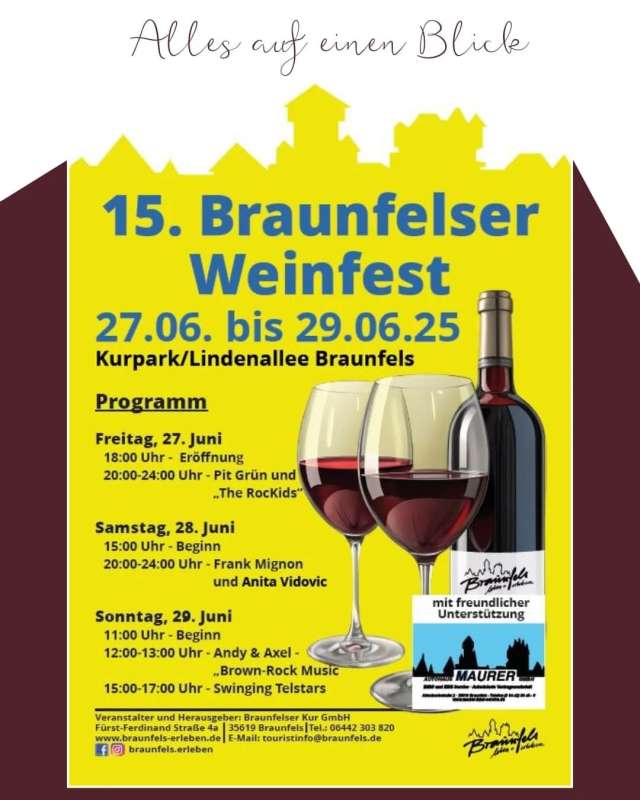 Braunfelser Weinfest 2025