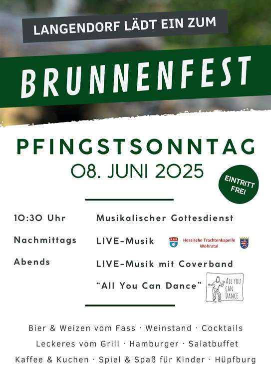 Brunnenfest Wohratal-Langendorf 2025