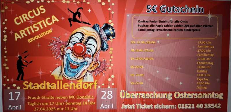 Circus Artistica Revolution in Stadtallendorf