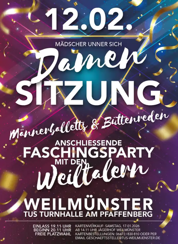 Damensitzung TUS 03 Weilmünster 2026