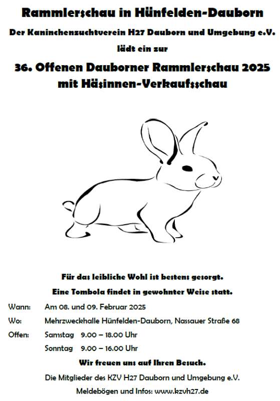 Dauborner Rammlerschau 2025