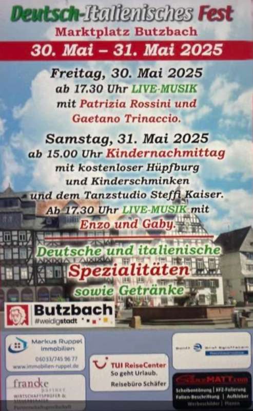 Deutsch-Italienisches Fest Butzbach 2025