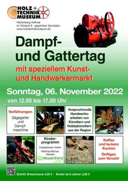 Dampf- u. Gattertag mit vorweihnachtlichem Kunsthandwerkermarkt 2022