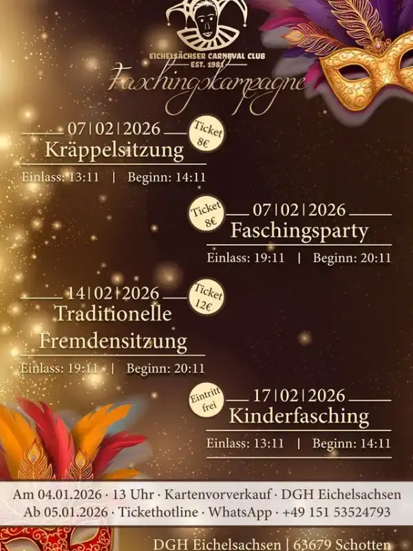 Kräppelsitzung Schotten-Eichelsachsen