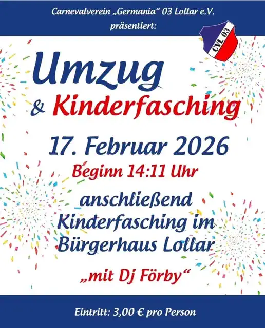 Faschingsumzug Lollar 2026