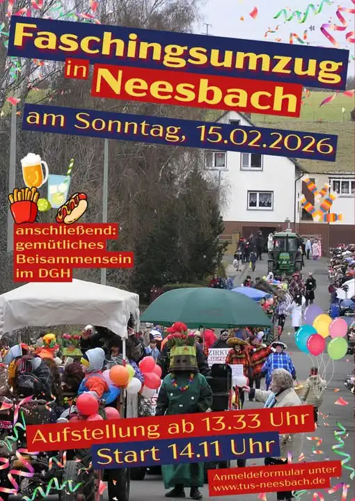 Faschingsumzug in Neesbach
