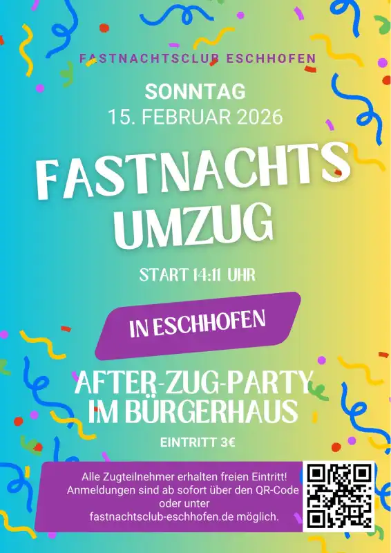 Fastnachtsumzug Eschhofen 2026
