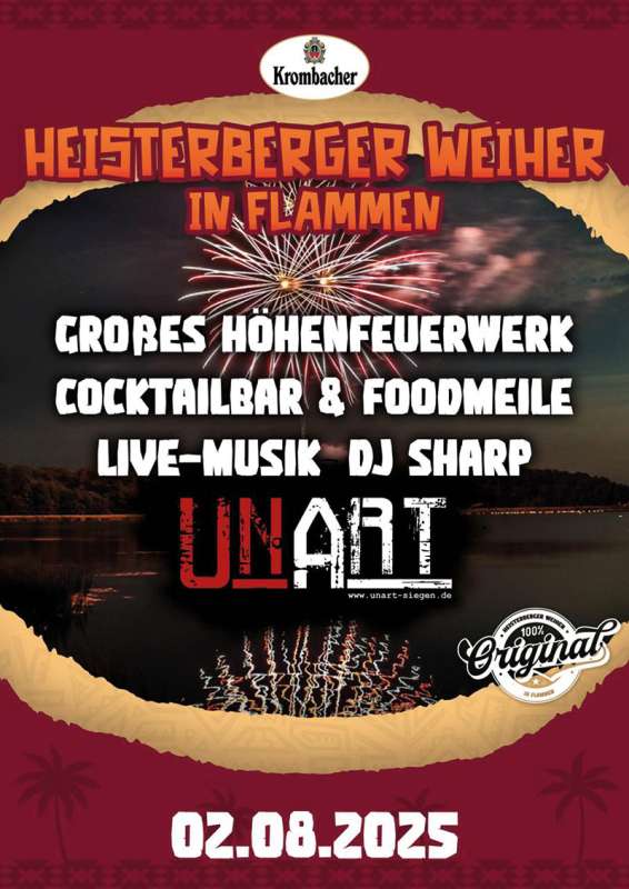Heisterberger Weiher in Flammen 2025