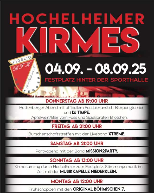 Hochelheimer Kirmes 2025