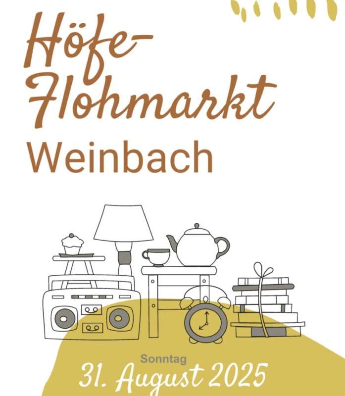 1. Höfe-Flohmarkt in Weinbach