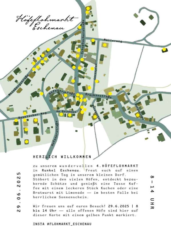 4. Höfeflohmarkt in Runkel-Eschenau